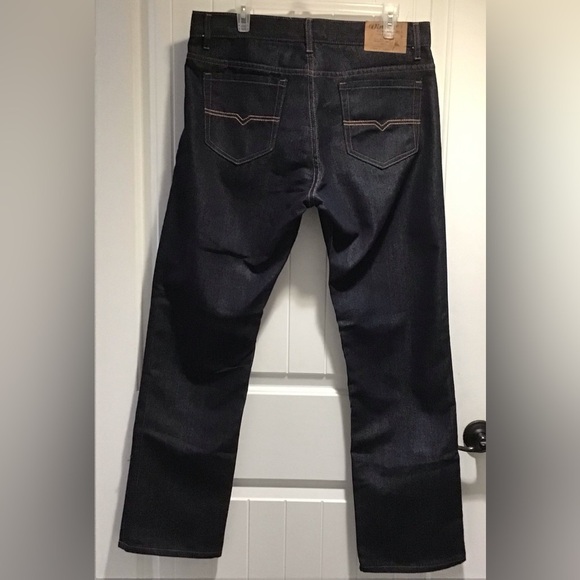 NWOT Vintage Genes 1891 Men's Size 34x32 Slim Straight Dark Wash Denim Jeans - Picture 6 of 6